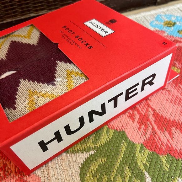 New! HUNTER BOOTS Sweater Socks FOR THE ORIGINAL TALL RAIN BOOT - Picture 3 of 5